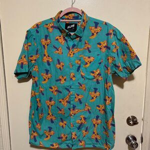 Trippy Mushroom Button Up size: medium